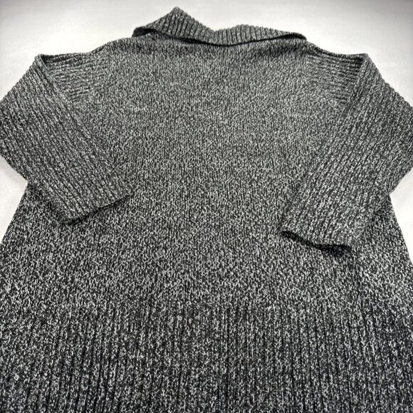 Venezia Vitale Knitted Cardigan - Medium - Black White Zip Up - Picture 8 of 9